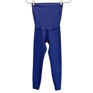 Beyond Yoga Beyond the Bump Maternity Leggings Purple XS